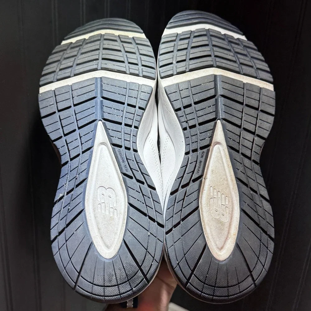 New Balance 608 v5 Mens 12 4E Extra Wide White Navy Training Shoes MX608WN5